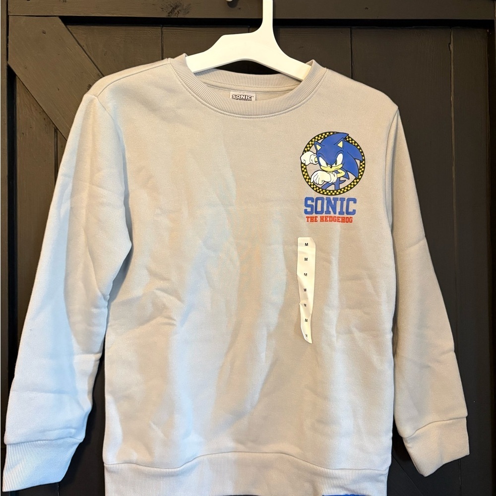 MAD Engine Light Blue Sonic Crewneck Sweatshirt